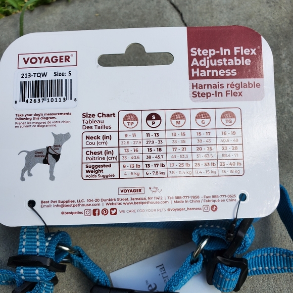 Voyager Step-in Mesh Harness All weather Size S Blue - Picture 2 of 7